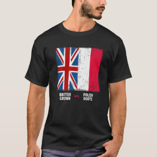 Camiseta Bandera polaca y bandera de la Unión Jack e ideas
