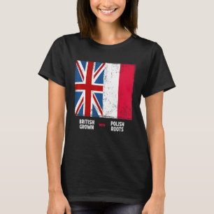 Camiseta Bandera polaca y bandera de la Unión Jack e ideas