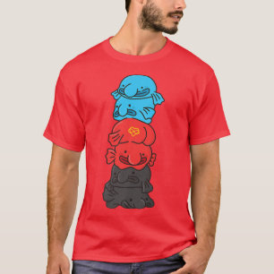 Camiseta Bandera Poliamoria Orgullo LGBTQ Blobfish Premium