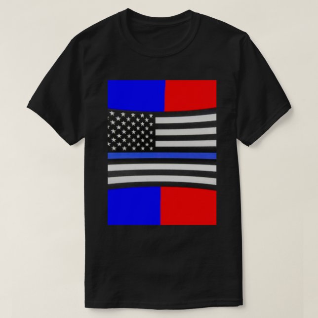 Camiseta Bandera policial 1 (Diseño del anverso)