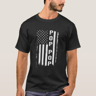 Camiseta Bandera pop pop masculina papá abuelo papá papá pa