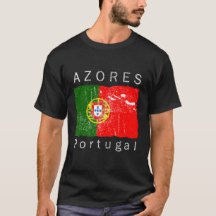Camiseta Bandera portuguesa de las islas Azores Amo Portuga
