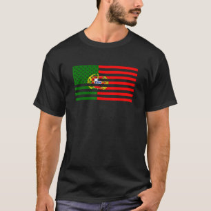 Camiseta Bandera portuguesa estadounidense América Portugal