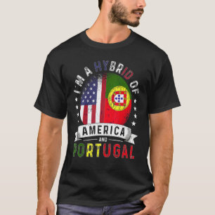 Camiseta Bandera portuguesa estadounidense patriota de Esta