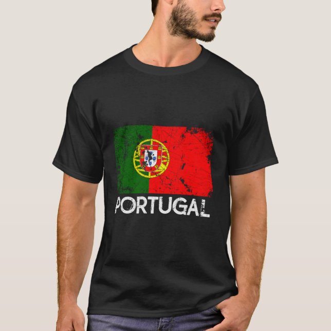 Camiseta Bandera Portuguesa Hecha En Portugal (Anverso)
