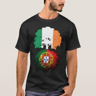 Camiseta Bandera portuguesa irlandesa de árboles