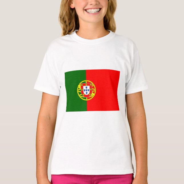 Camiseta Bandera portuguesa (Portugal) (Anverso)