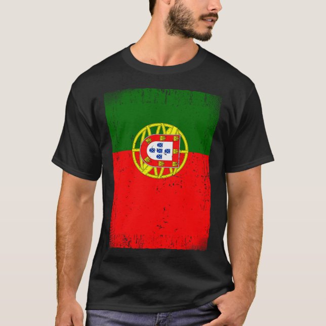 Camiseta Bandera portuguesa Portugal (Anverso)
