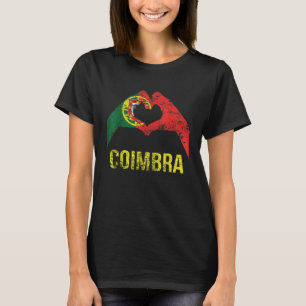 Camiseta Bandera portuguesa vintage de Coimbra