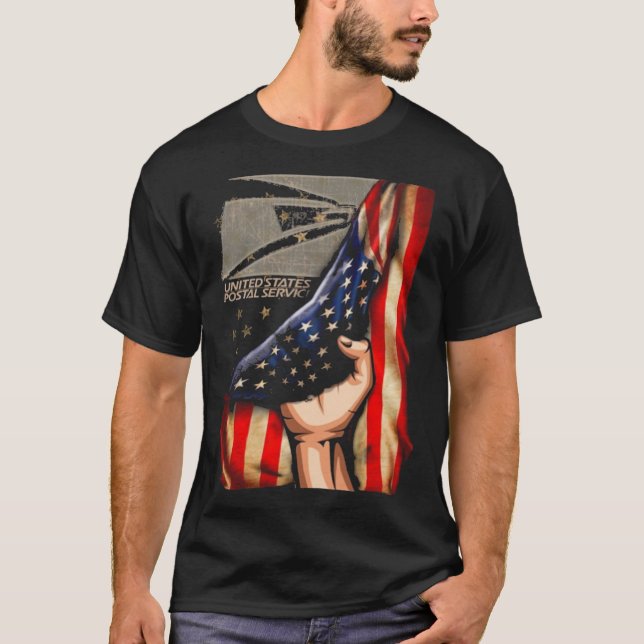 Camiseta Bandera postal USPS (Anverso)