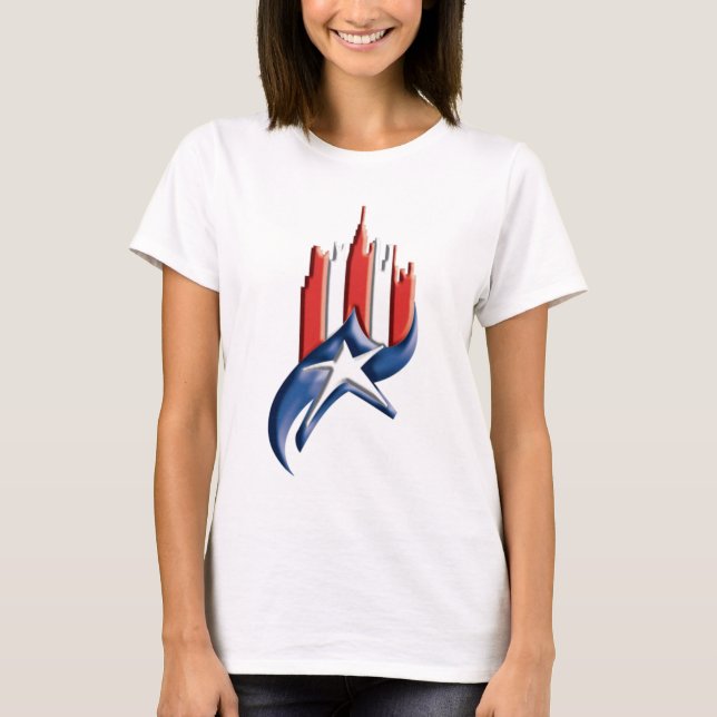 Camiseta Bandera puertorriqueña (Anverso)
