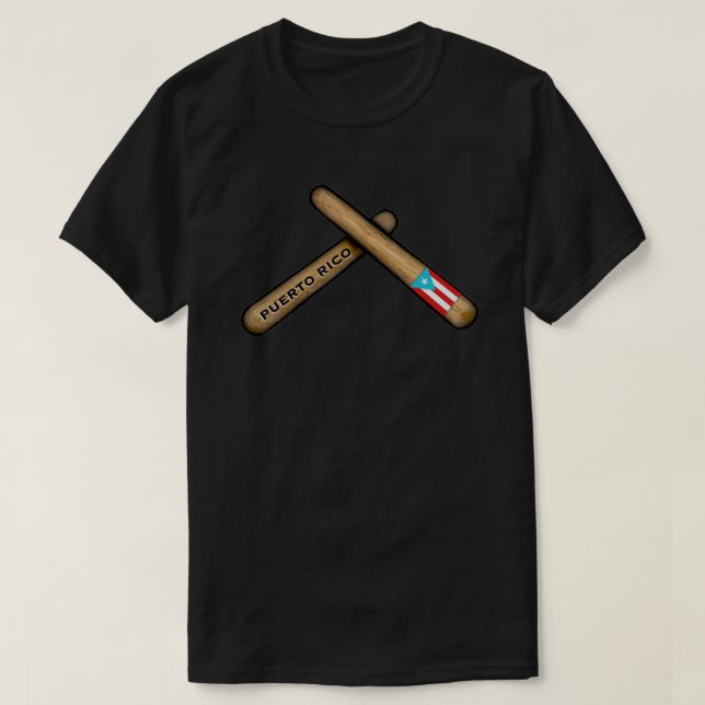 Camiseta Bandera Puertorriqueña Clave Boricua Intruye Camis (Diseño del anverso)