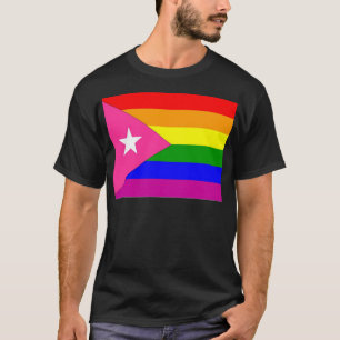 Camiseta Bandera puertorriqueña del orgullo gay
