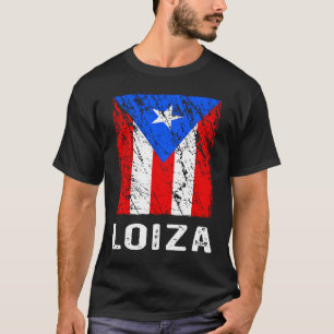 Camiseta Bandera puertorriqueña Loiza Orgullo Puertorriqueñ