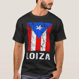 Camiseta Bandera puertorriqueña Loiza Orgullo Puertorriqueñ