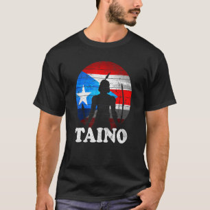 Camiseta Bandera puertorriqueña Taino Sun Boriken Borinquen