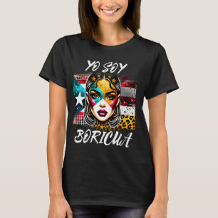 Camiseta Bandera puertorriqueña yo soy boricua de Puerto Ri