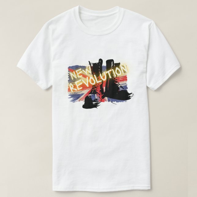 Camiseta Bandera Punks Británica (Diseño del anverso)