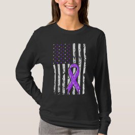 Camiseta Bandera púrpura