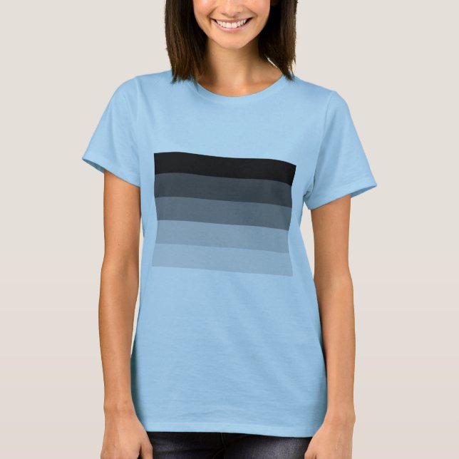 CAMISETA BANDERA RECTA OFICIAL DE ORGULLO (Anverso)