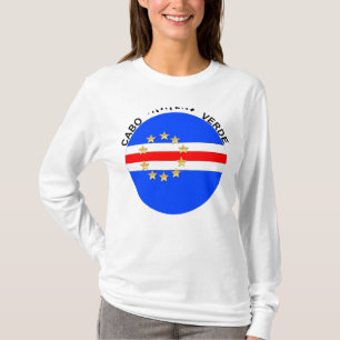 Camiseta Bandera redonda de las islas de Cabo Verde