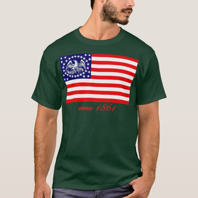 CAMISETA BANDERA REGIMENTAL DE LA GUERRA CIVIL EN PLURIBUS (Anverso)