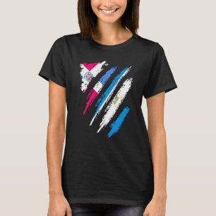 Camiseta Bandera República Dominicana Nicaragua Grosera Paí