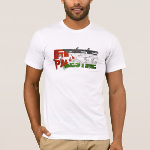 Camiseta Bandera retra libre de Palestina