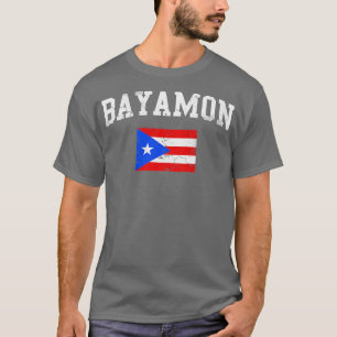 Camiseta Bandera Retro Bayamon Puerto Rico