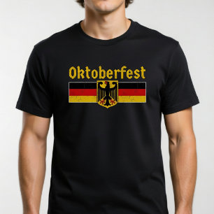 Camiseta Bandera retro de Alemania Oktoberfest 