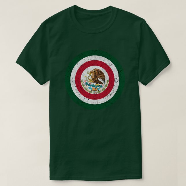 Camiseta Bandera retro de Capitán México (Diseño del anverso)