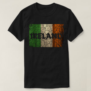 Camiseta Bandera Retro de Irlanda