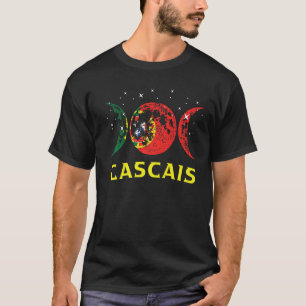 Camiseta Bandera retro de la ciudad portuguesa de Cascais P
