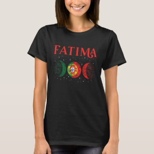 Camiseta Bandera retro de la ciudad portuguesa de Fatima Po