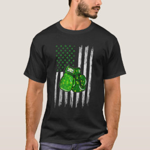 Camiseta Bandera Retro USA Boxing Shamrock Sports St. Patri