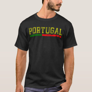Camiseta Bandera retro vintage de Portugal