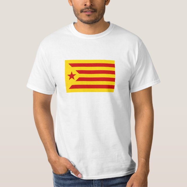 Camiseta Bandera roja de Cataluña (Anverso)