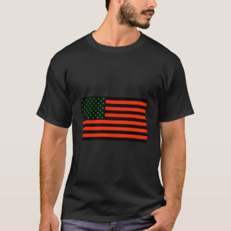 Camiseta Bandera Roja Negra Verde Negocio Propiedad de Negr