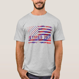 Camiseta Bandera roja y azul retirada 2023