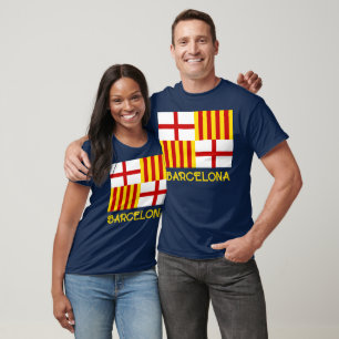 Camiseta Bandera rojo blanco amarillo blanco arte nacionali