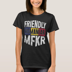 Camiseta Bandera rumana Orgullosos Hombres y Mujeres 1