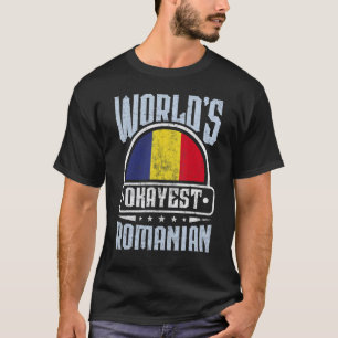 Camiseta Bandera rumana Orgullosos Hombres y Mujeres 2