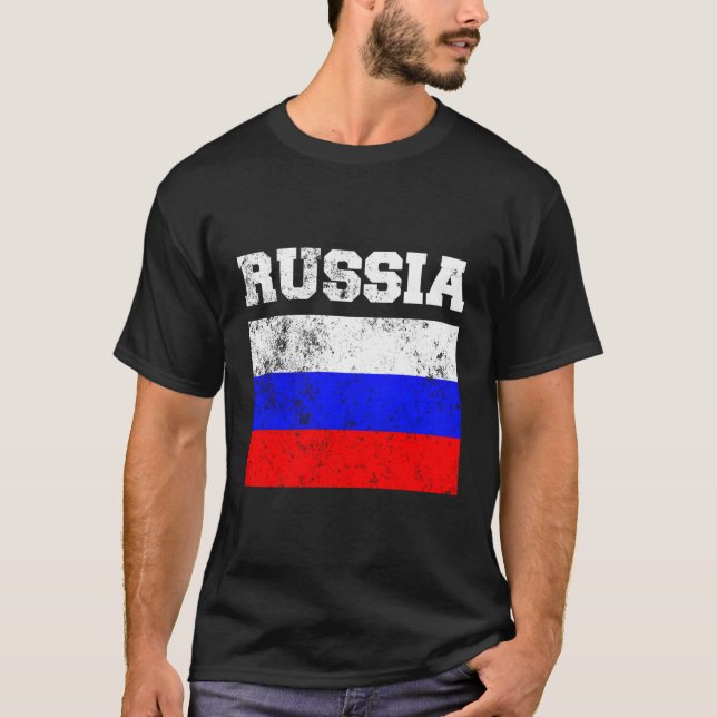 Camiseta Bandera rusa (Anverso)
