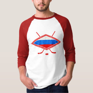 Camiseta Bandera rusa del hockey sobre hielo