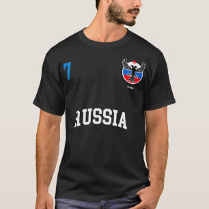 Camiseta Bandera rusa número 7 del equipo deportivo ruso