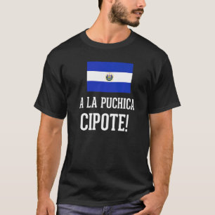 Camiseta Bandera salvadoreña ADN El Salvador Ala Puchica Ci