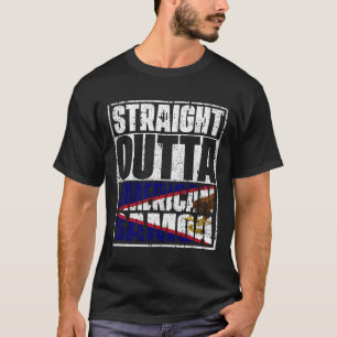 Camiseta Bandera samoa de Straight Outta American