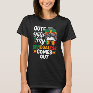 Camiseta Bandera senegalesa curada hasta mi C senegalesa