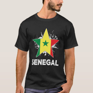 Camiseta Bandera senegalesa del orgullo patriótico de Seneg
