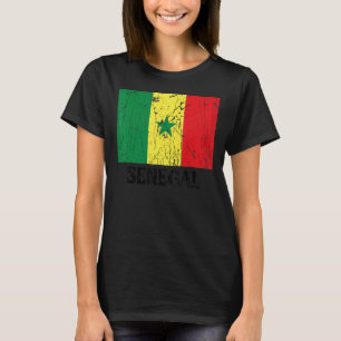 Camiseta Bandera senegalesa Orgullo Senegal Bandera Senegal